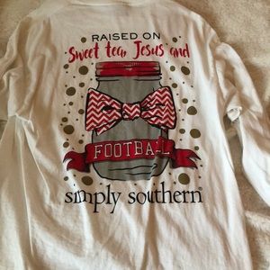 Simply southern football shirt